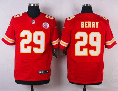 Men's Kansas City Chiefs #29 Eric Berry Red Team Color NFL Nike Elite Jersey