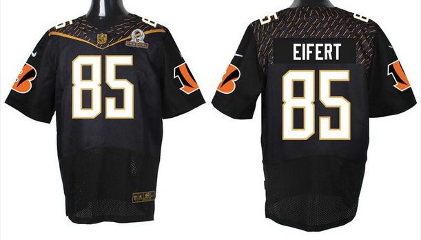 Men's Cincinnati Bengals #85 Tyler Eifert Black 2016 Pro Bowl Nike Elite Jersey