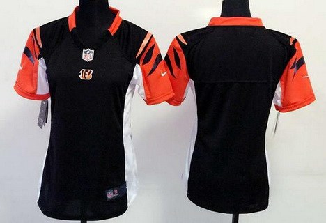 Women's Cincinnati Bengals Blank Black Alternate 2015 NFL Nike Game Jersey