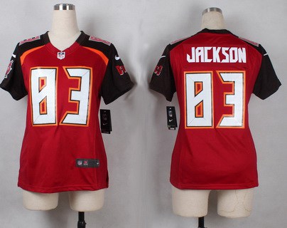 Women's Tampa Bay Buccaneers #83 Vincent Jackson Red Team Color NFL Nike Game Jersey