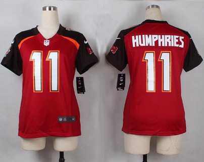 Women's Tampa Bay Buccaneers #11 Adam Humphries Red Team Color NFL Nike Game Jersey