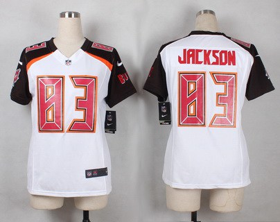 Women's Tampa Bay Buccaneers #83 Vincent Jackson White Road NFL Nike Game Jersey