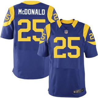 Los Angeles Rams #25 T.J. McDonald Royal Blue Alternate NFL Nike Elite Jersey