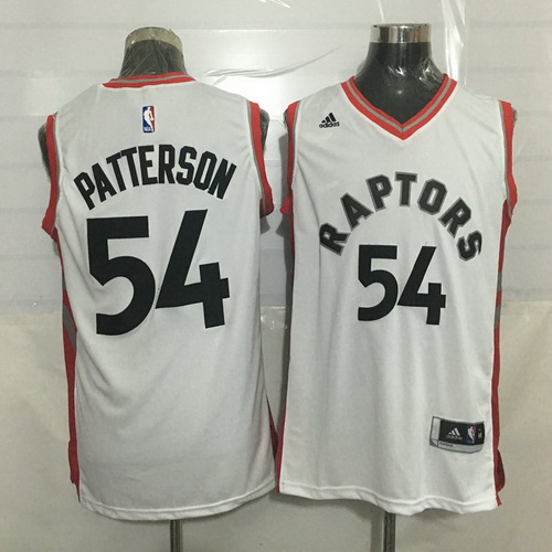 Men's Toronto Raptors #54 Patrick Patterson White New NBA Rev 30 Swingman Jersey