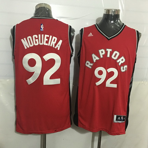 Men's Toronto Raptors #92 Lucas Nogueira Red New NBA Rev 30 Swingman Jersey