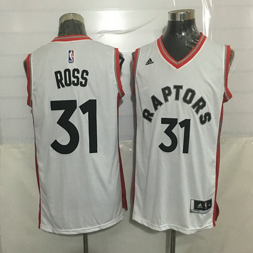 Men's Toronto Raptors #31 Terrence Ross White New NBA Rev 30 Swingman Jersey