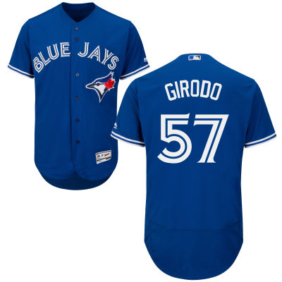 Men's Toronto Blue Jays #57 Chad Girodo Royal Blue 2016 Flexbase Majestic Baseball Jersey