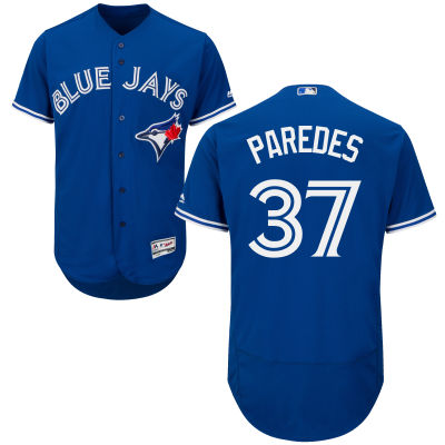 Men's Toronto Blue Jays #37 Jimmy Paredes Royal Blue 2016 Flexbase Majestic Baseball Jersey