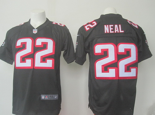 Men's Atlanta Falcons #22 Keanu Neal Black Alternate NFL Nike Elite Jersey