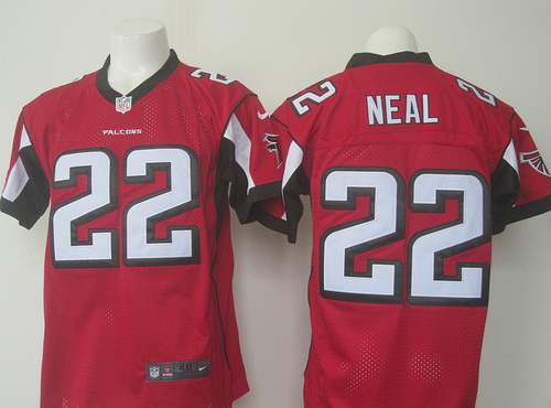 Men's Atlanta Falcons #22 Keanu Neal Red Team Color NFL Nike Elite Jersey