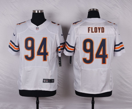 Men's Chicago Bears #94 Leonard Floyd White Road NFL Nike Elite Jersey