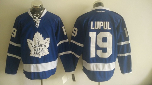 Men's Toronto Maple Leafs #19 Joffrey Lupul Royal Blue 2016-17 Home 100TH Anniversary Hockey Jersey