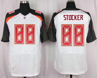 Men's Tampa Bay Buccaneers #88 Luke Stocker White Road NFL Nike Elite Jersey