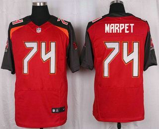 Men's Tampa Bay Buccaneers #74 Ali Marpet Red Team Color NFL Nike Elite Jersey