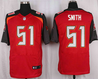 Men's Tampa Bay Buccaneers #51 Daryl Smith Red Team Color NFL Nike Elite Jersey