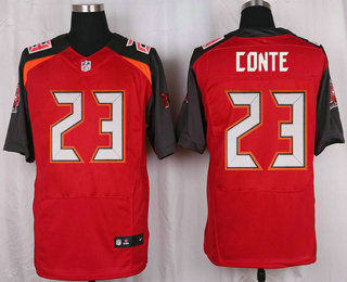 Men's Tampa Bay Buccaneers #23 Chris Conte Red Team Color NFL Nike Elite Jersey