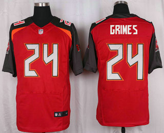 Men's Tampa Bay Buccaneers #24 Brent Grimes Red Team Color NFL Nike Elite Jersey