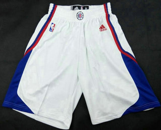 Men's Los Angeles Clippers White Swingman Shorts