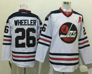 Men's Winnipeg Jets #26 Blake Wheeler White 2017 Winter Classic Stitched NHL Reebok Hockey Jersey