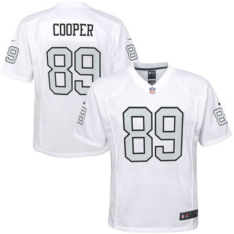 Men's Oakland Raiders #89 Amari Cooper Nike White Color Rush Game Jersey