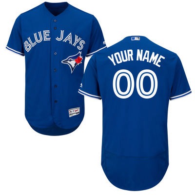 Men's Toronto Blue Jays Customized Royal Blue 2016 Flexbase Majestic Collection Baseball Jersey
