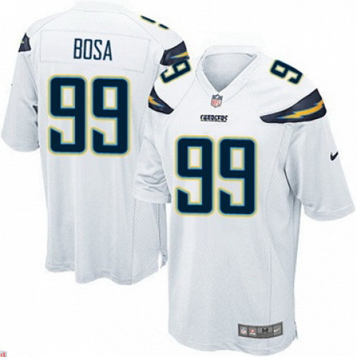 Men's San Diego Chargers #99 Joey Bosa White Road Stitched NFL Nike Game Jersey
