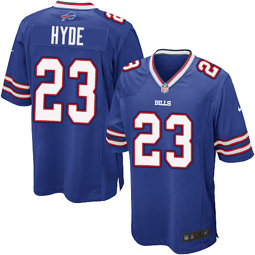 Nike NFL Buffalo Bills #23 Micah Hyde Game Royal Blue Home Men's Jersey