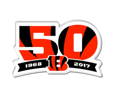2017 Cincinnati Bengals 50th Anniversary Patch