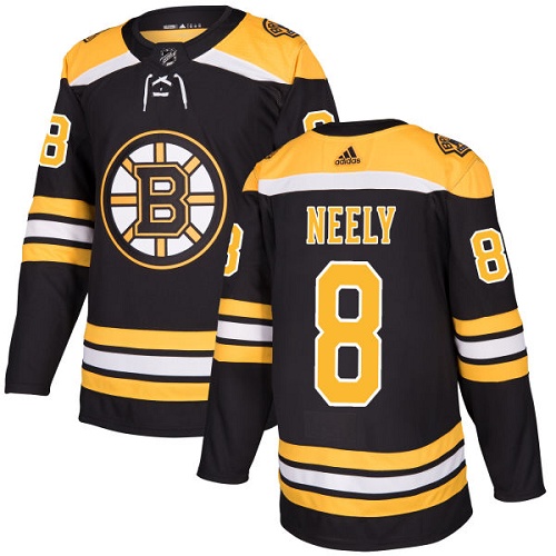 Adidas Bruins #8 Cam Neely Black Home Authentic Stitched NHL Jersey