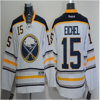Buffalo Sabres #15 Jack Eichel White Stitched NHL Jersey