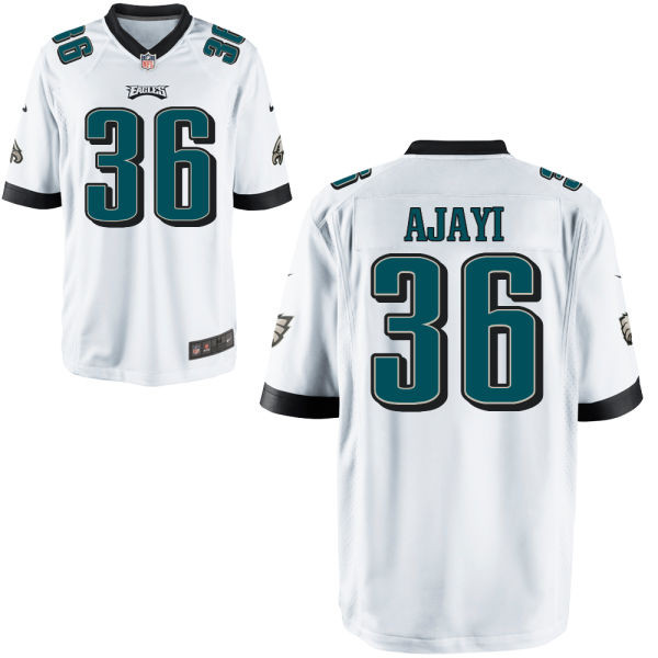 Mens Philadelphia Eagles #36 Jay Ajayi Nike Elite White Jersey