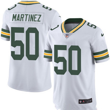 Men's Green Bay Packers #50 Blake Martinez White 2016 Color Rush Stitched NFL Nike Limited Jersey