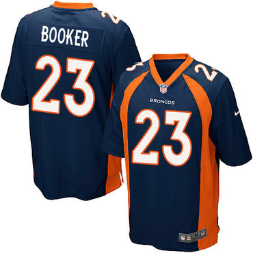 Nike Broncos #23 Devontae Booker Blue Alternate Stitched NFL New Elite Jersey