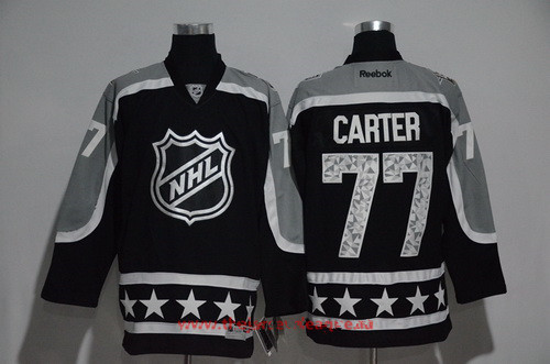 Men's Pacific Division Los Angeles Kings #77 Jeff Carter Reebok Black 2017 NHL All-Star Stitched Ice Hockey Jersey