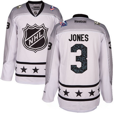Men's Metropolitan Division Columbus Blue Jackets #3 Seth Jones Reebok White 2017 NHL All-Star Stitched Ice Hockey Jersey