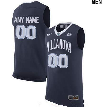 Men's Villanova Wildcats Custom Nike College Basketball Jersey - Navy Blue