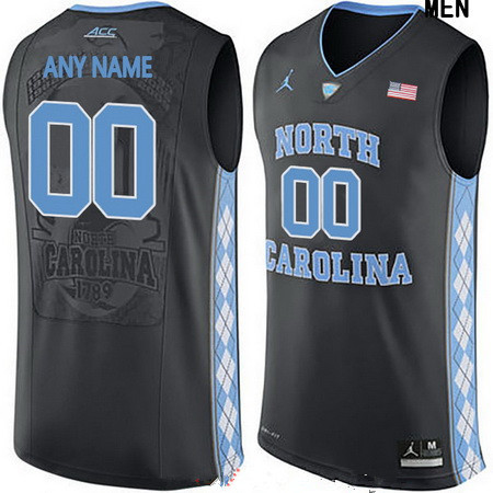 Women's North Carolina Tar Heels Custom Brand Jordan College Basketball Jersey - Black