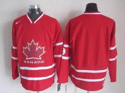 Men's 2010 Olympics Canada  Custom Red Jersey