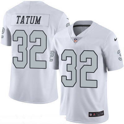 Men's Oakland Raiders #32 Jack Tatum Retired White 2016 Color Rush Stitched NFL Nike Limited Jersey