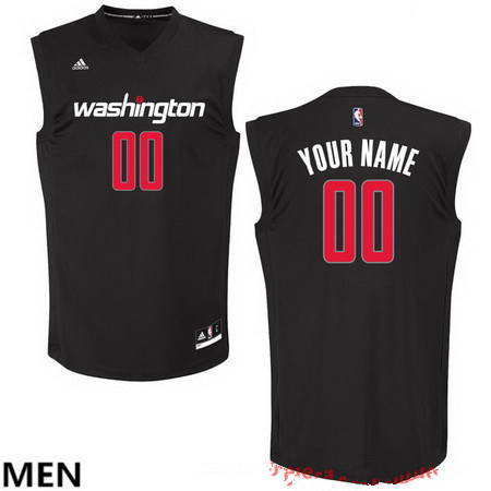 Men's Washington Wizards Custom adidas Black Fashion Basketball Jersey