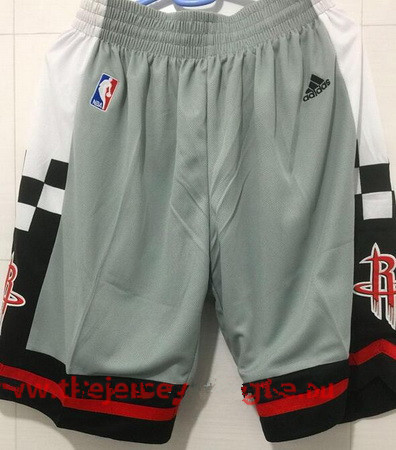 Men's Houston Rockets Gray Basketball Shorts