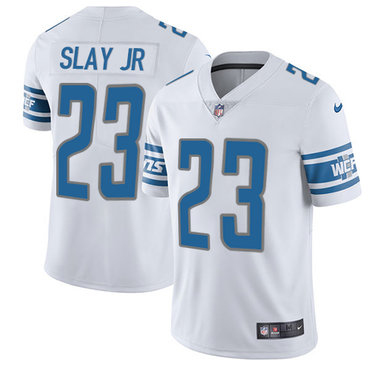 Nike Lions #23 Darius Slay Jr White Men's Stitched NFL Limited Jersey