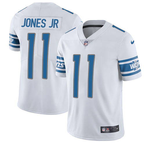 Nike Lions #11 Marvin Jones Jr White Men's Stitched NFL Limited Jersey