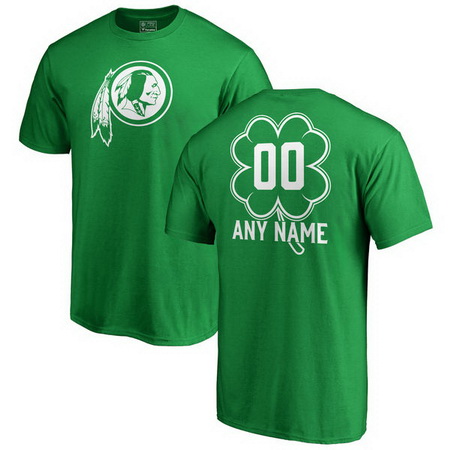 Washington Redskins Pro Line by Fanatics Branded Custom Dubliner T-Shirt - Kelly Green