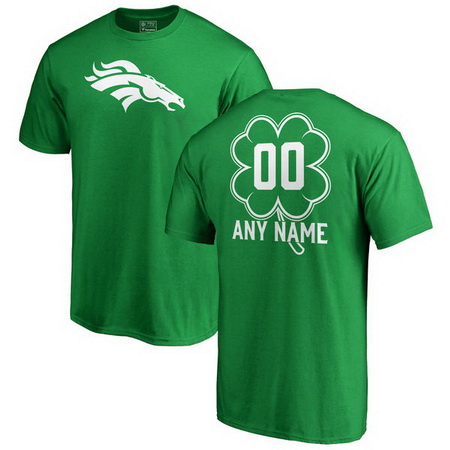 Denver Broncos Pro Line by Fanatics Branded Custom Dubliner T-Shirt - Kelly Green