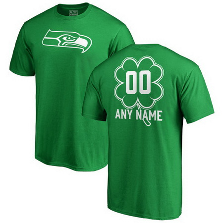 Seattle Seahawks Pro Line by Fanatics Branded Custom Dubliner T-Shirt - Kelly Green