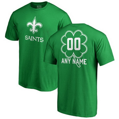 New Orleans Saints Pro Line by Fanatics Branded Custom Dubliner T-Shirt - Kelly Green