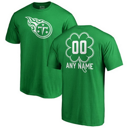 Tennessee Titans Pro Line by Fanatics Branded Custom Dubliner T-Shirt - Kelly Green
