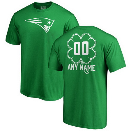 New England Patriots Pro Line by Fanatics Branded Custom Dubliner T-Shirt - Kelly Green