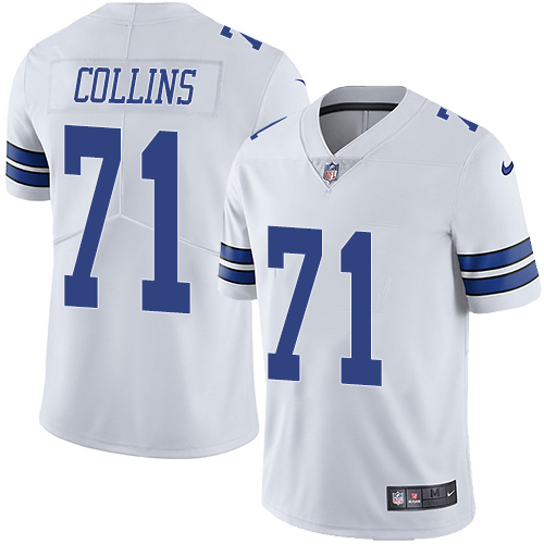 Nike Dallas Cowboys #71 La'el Collins White Men's Stitched NFL Vapor Untouchable Limited Jersey
